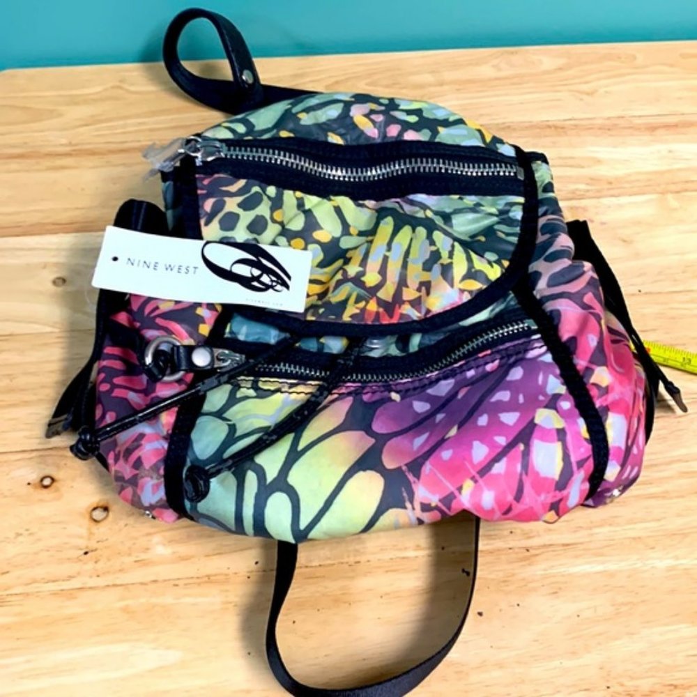 NWT Nine West Butterfly Wings Backpack Purse